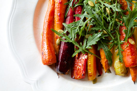 Roasted Tricolor Carrots