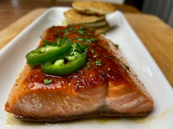 Hot Honey Garlic Salmon